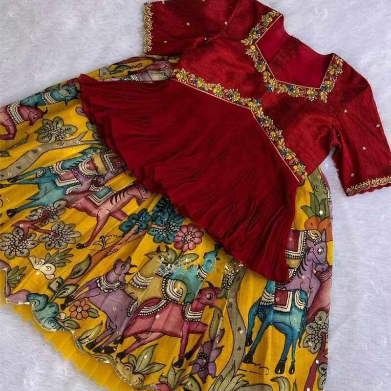 Sequins Embroidered with Beautiful Printed-Work - Image 4