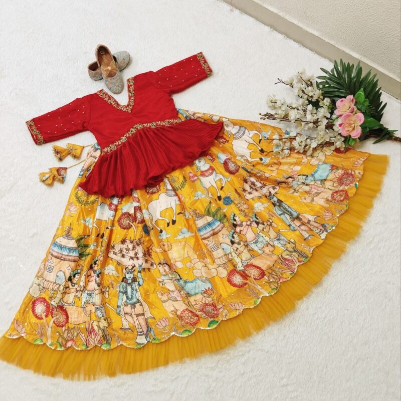 Sequins Embroidered with Beautiful Printed-Work - Image 3