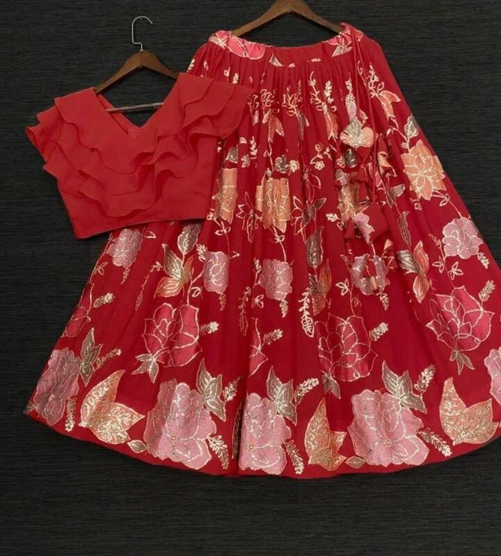 Georgette Designer-Lehenga Choli - Image 4