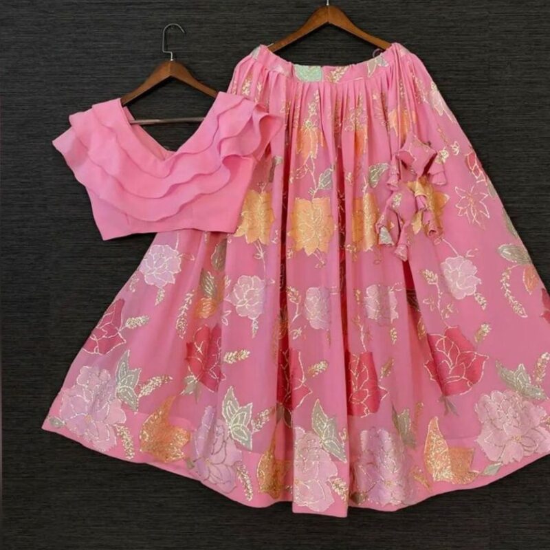 Georgette Designer-Lehenga Choli - Image 3