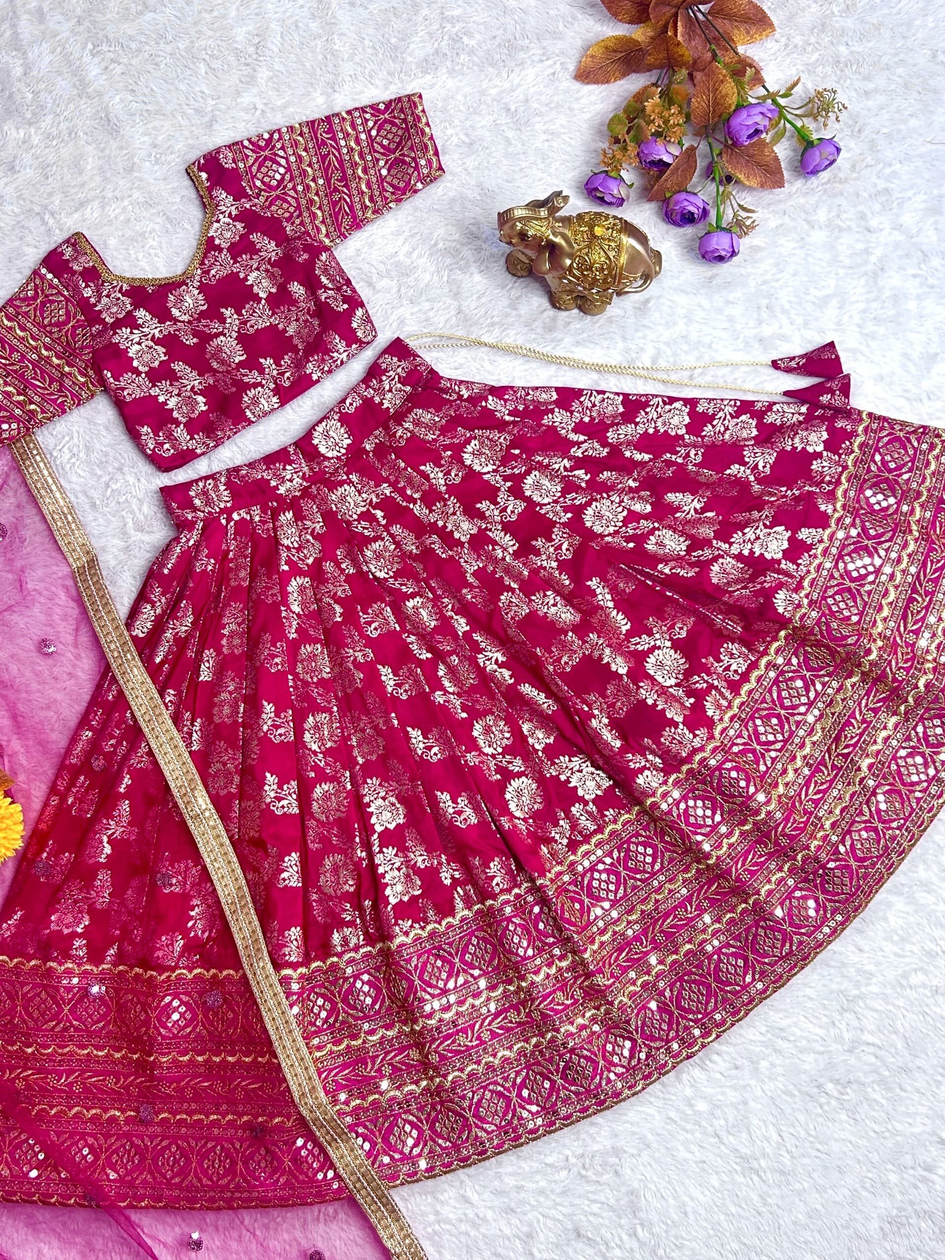 Lehenga Choli -Heavy Sequins Embroidery Viscose - Image 8