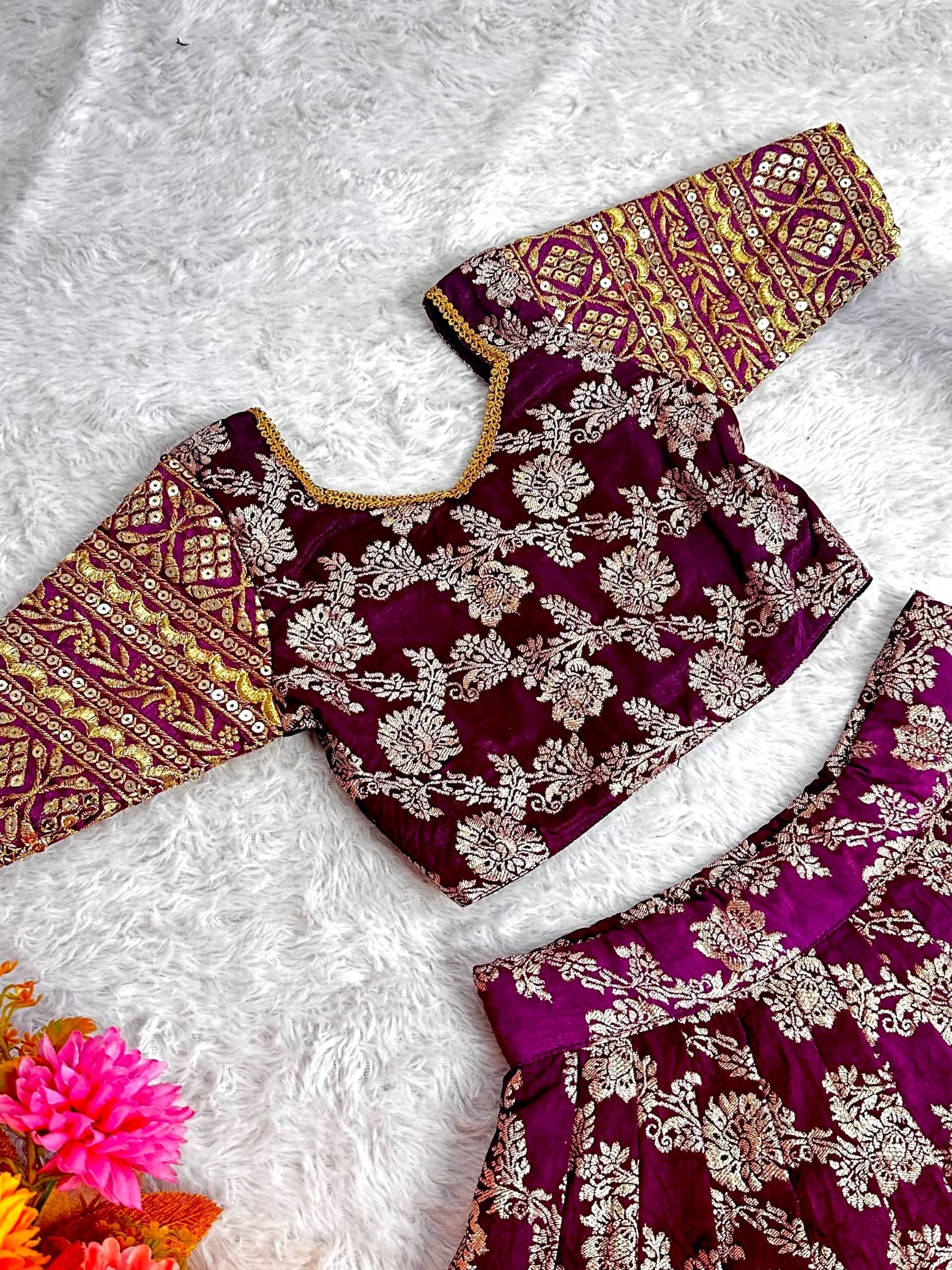 Lehenga Choli -Heavy Sequins Embroidery Viscose - Image 4