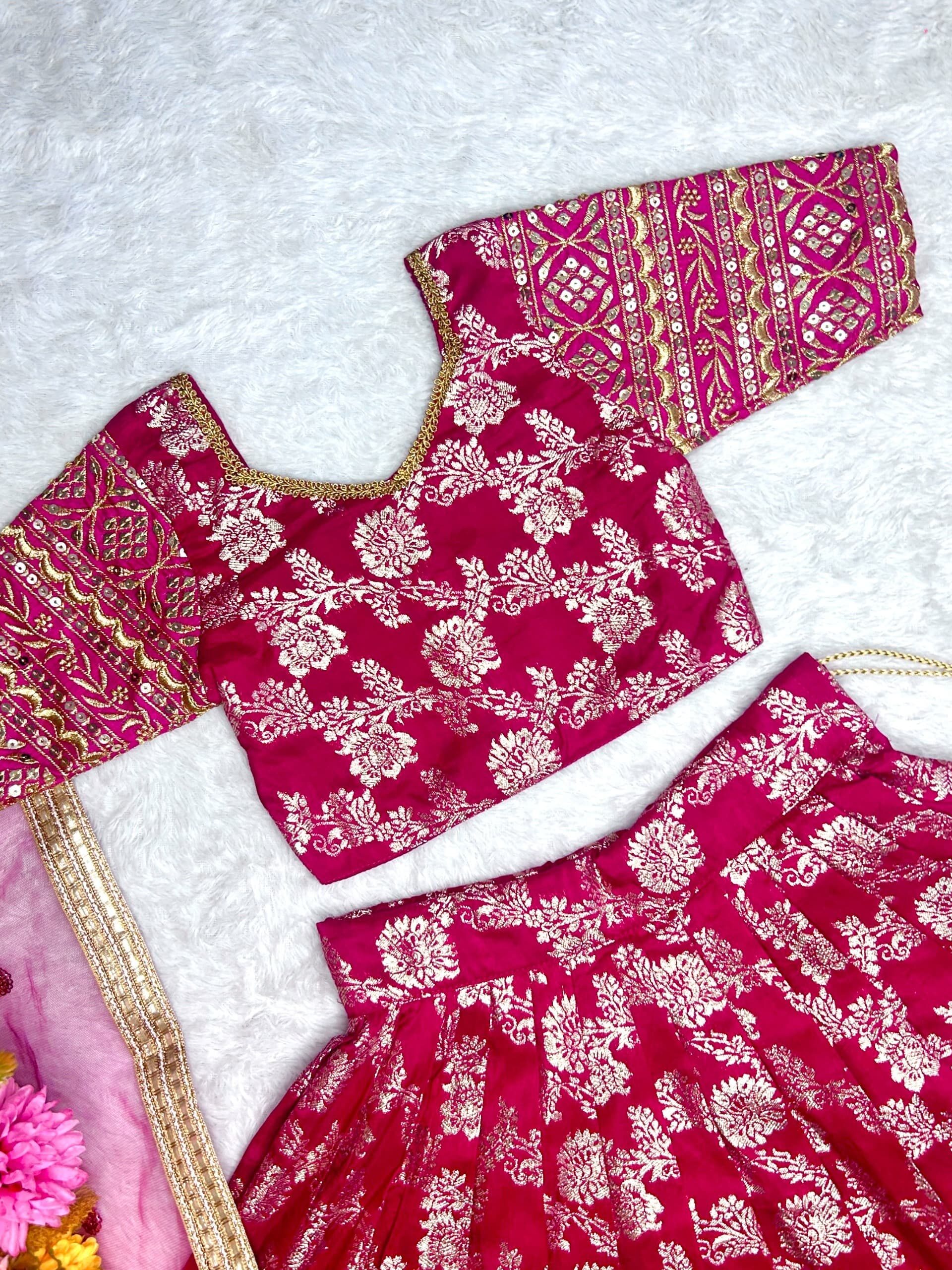 Lehenga Choli -Heavy Sequins Embroidery Viscose - Image 3