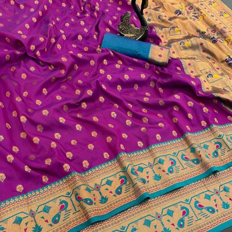 Vrindda Silk Saree - Image 4