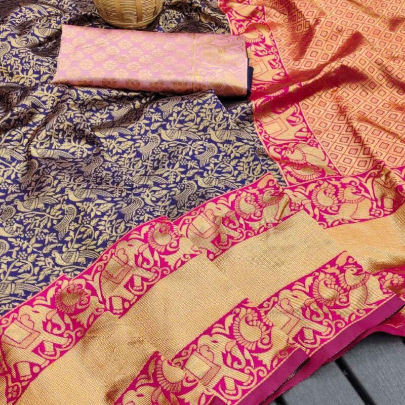 Primeisha  Silk Saree Collection – A Statement of Grace & Grandeur - Image 5
