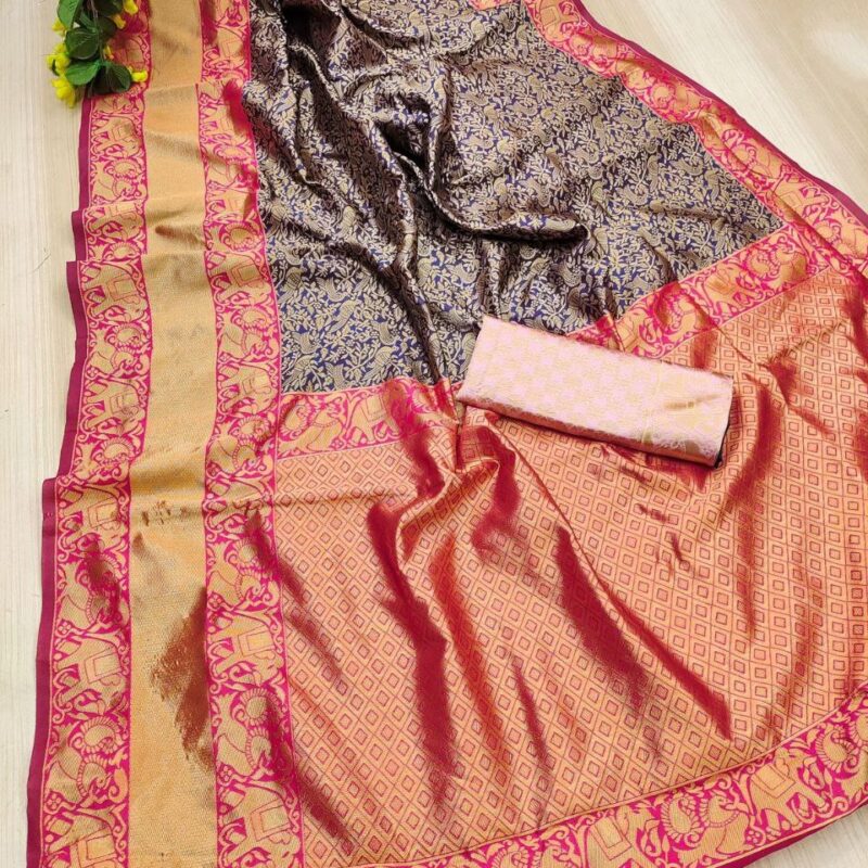 Primeisha  Silk Saree Collection – A Statement of Grace & Grandeur - Image 2
