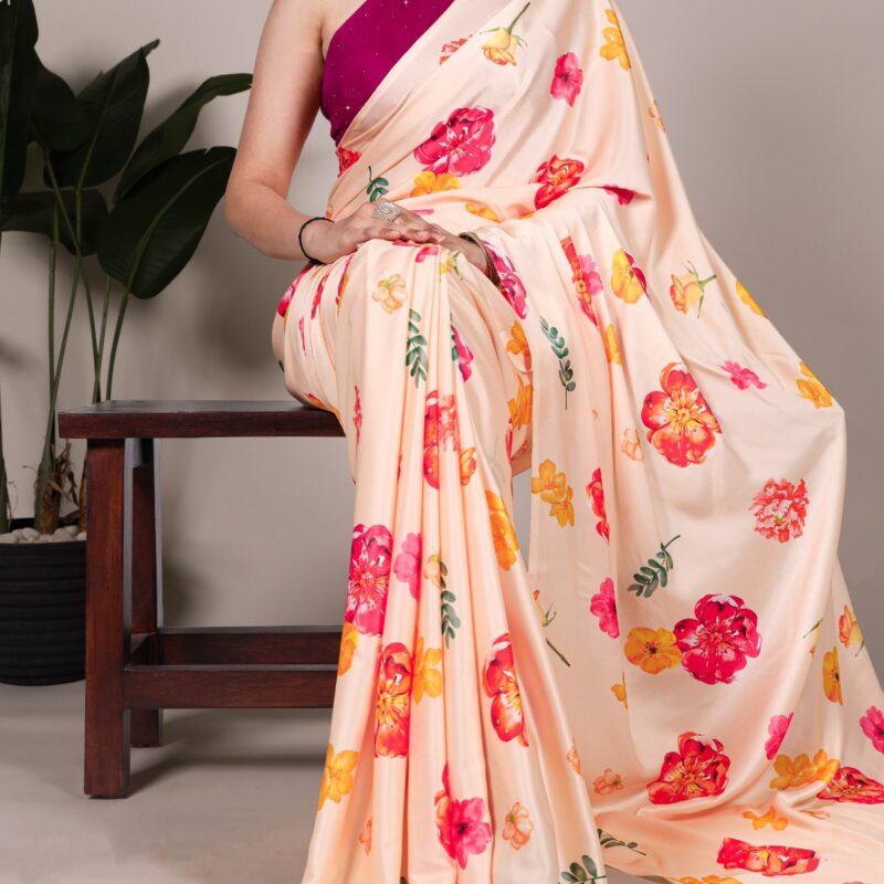 Satin Saree Collection – Embrace the Satin Glow - Image 9