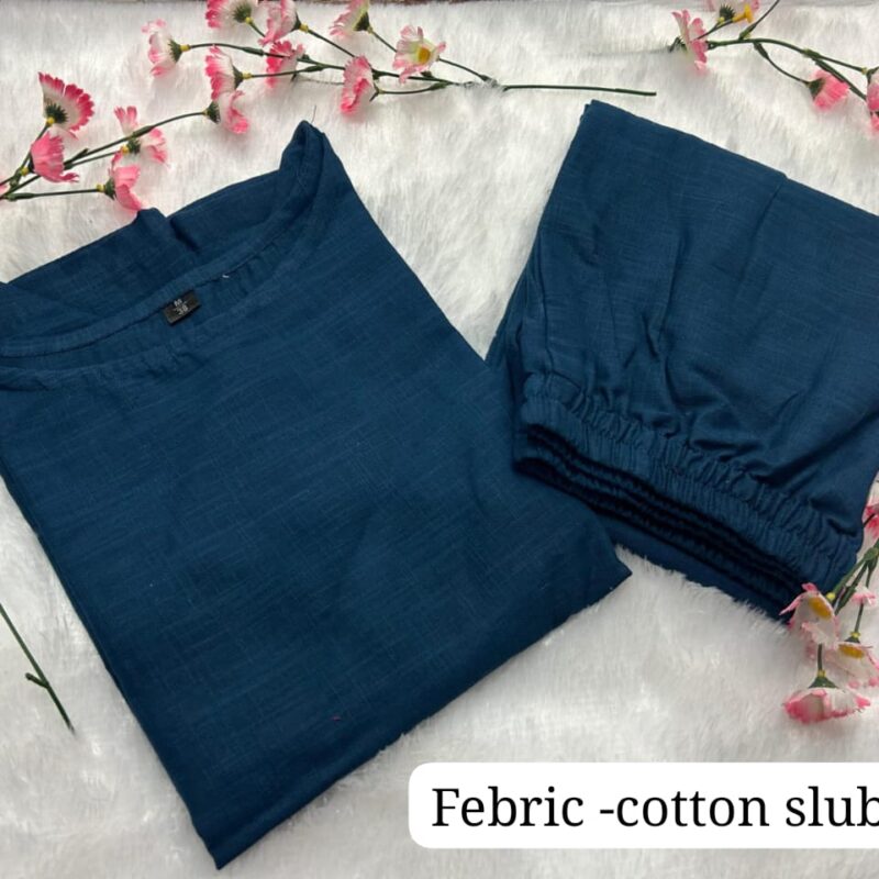 Cotton Slub Coord Set - Image 2