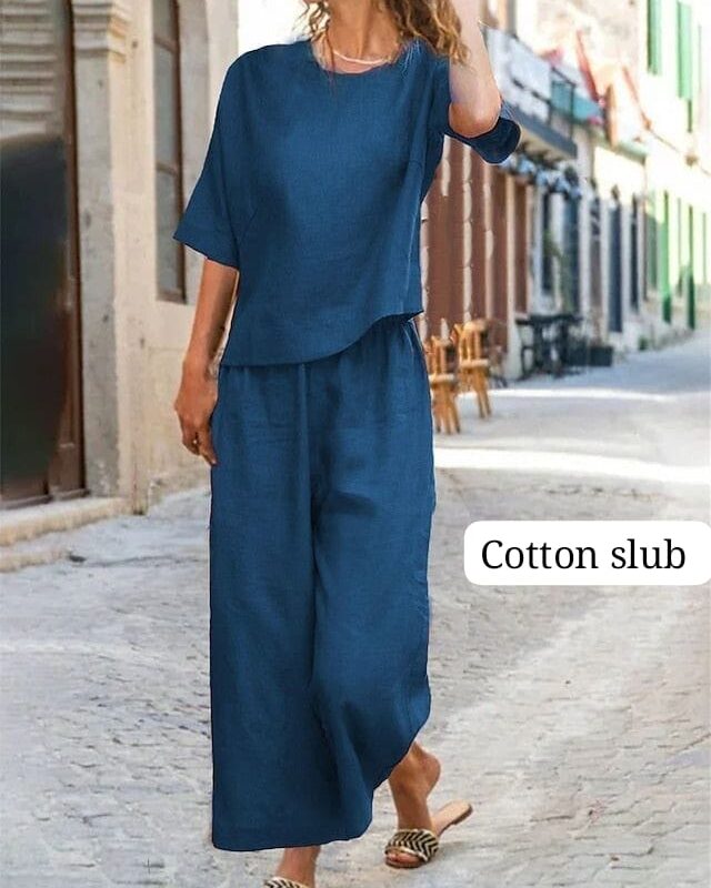 Cotton Slub Coord Set - Image 5